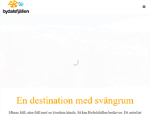 Tablet Screenshot of bydalsfjallen.se